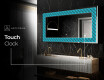 Backlit Decorative Mirror - Blue Harmonies #8