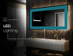 Backlit Decorative Mirror - Blue Harmonies #9