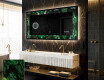 Backlit Decorative Mirror - Malachite Magic