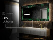 Backlit Decorative Mirror - Malachite Magic #6