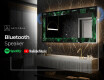 Backlit Decorative Mirror - Malachite Magic #7