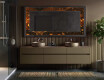 Backlit Decorative Mirror - Amber Shell #4