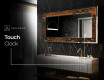 Backlit Decorative Mirror - Amber Shell #8