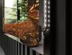 Backlit Decorative Mirror - Amber Shell #3