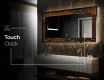 Backlit Decorative Mirror - Amber Shell #8