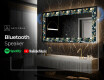 Backlit Decorative Mirror - Cascading Flowers #6