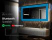 Backlit Decorative Mirror - Symmetrical Diamonds #9