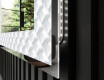 Backlit Decorative Mirror - Inspiring Lines #3