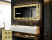 Backlit Decorative Mirror - Glow Geometry