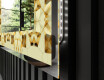 Backlit Decorative Mirror - Glow Geometry #3