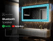 Backlit Decorative Mirror - Divergent Lines #9