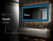 Backlit Decorative Mirror - Whirling Lines #8