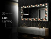 Backlit Decorative Mirror - Plant Rhythms #7