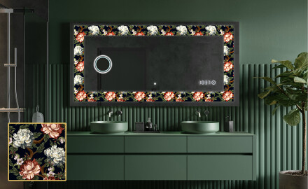Backlit Decorative Mirror - Plant Rhythms