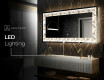 Backlit Decorative Mirror - Floral Reflections #8