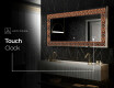 Backlit Decorative Mirror - Abstract Leaves #5