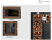 Backlit Decorative Mirror - Abstract Leaves #2