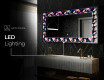 Backlit Decorative Mirror - Floral Layouts #7