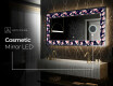 Backlit Decorative Mirror - Floral Layouts #8