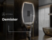 Irregular Mirror LED Lighted decorative design M221 #8