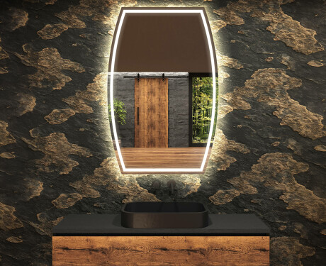 Irregular Mirror LED Lighted decorative design M223
