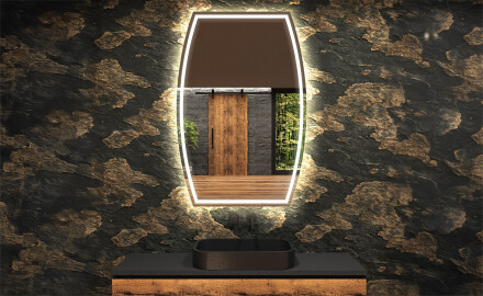 Irregular Mirror LED Lighted decorative design M223
