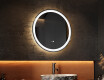 Round Backlit LED Bathroom Mirror 60cm with Dual color, Touch Switch, Demister - L76 #2