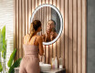 Round Backlit LED Bathroom Mirror 60cm with Dual color, Touch Switch, Demister - L76 #7