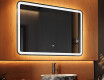 Designer Backlit LED Bathroom Mirror 100x70cm with Dual color, Touch Switch, Demister, Bluetooth speaker - L141