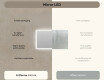 Rectangular backlit bathroom mirror 120x70cm with Dual color, Touch Switch #6