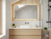 Illuminated bathroom mirror 60x80/80x60 cm with neutral light color 4500K