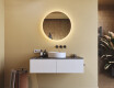 Round illuminated bathroom mirror 60 cm with neutral light color 4500K #7