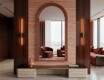 Modern mirror with a lacquered ARCUS MDF frame #6