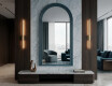 Modern mirror with a lacquered ARCUS MDF frame #8