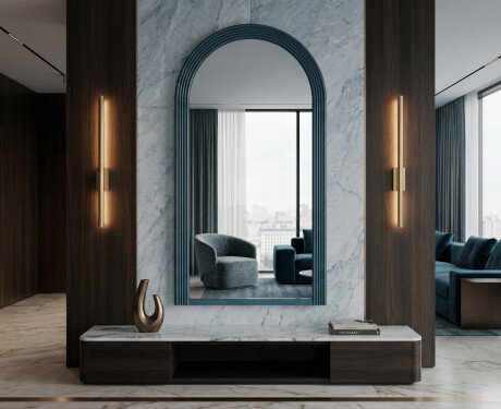 Modern mirror with a lacquered ARCUS MDF frame #8