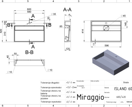 ISLAND 600 MIRASOFT doirteal