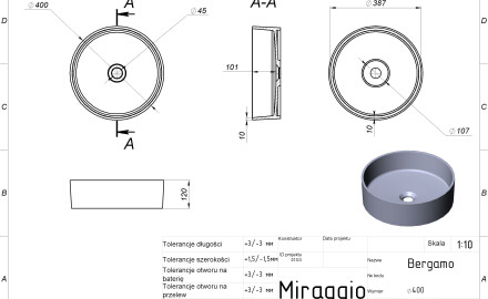 Doirteal BERGAMO MIRASOFT