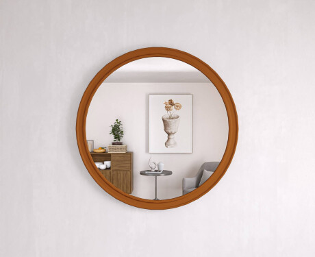 Round mirror with MDF finish L300 #10