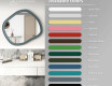 Custom-sized bathroom mirror with MDF frame L303 #3