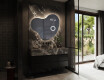 Irregular Mirror LED Lighted decorative design N221 #10