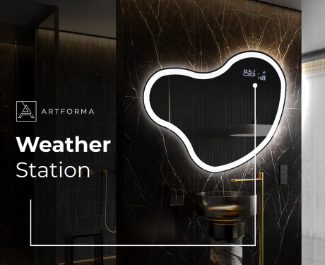 Irregular Mirror LED Lighted decorative design N222 #6