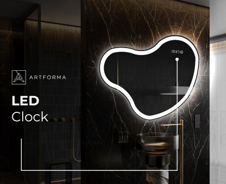 Irregular Mirror LED Lighted decorative design N222 #7