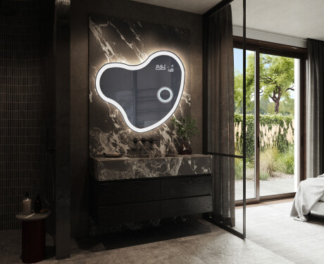 Irregular Mirror LED Lighted decorative design N222 #10