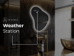 Irregular Mirror LED Lighted decorative design V221 #7