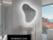Irregular Mirror LED Lighted decorative design V222 #3