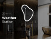 Irregular Mirror LED Lighted decorative design V222 #8