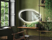 Wall asymmetrical mirror with lights LED O221 #3