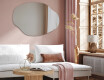 Wall asymmetrical mirror with lights LED O221 #4