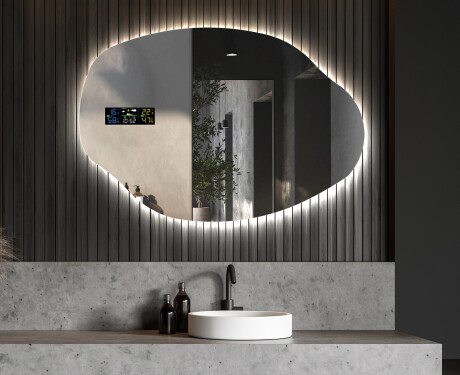 Irregular Mirror LED Lighted decorative design O221 #5