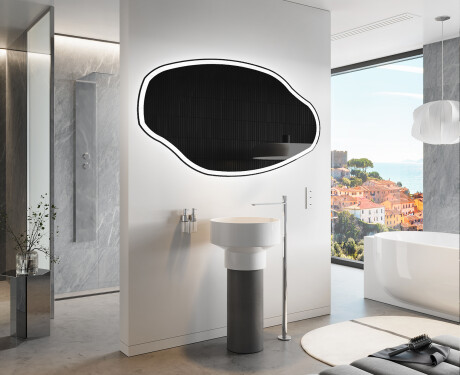 Irregular Mirror LED Lighted decorative design O222 #9